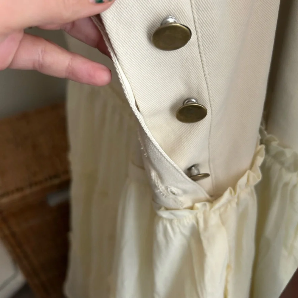 Three Bird Nest Cream Maxi Dress - Picture 4 of 5